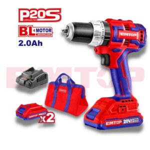 TALADRO PERCUTOR / ATORNILLADOR (Bl-Motors) 1/2" (13mm) 20 Voltios - 2.0 Ah (Li-Ion) COD: ECIDL20812